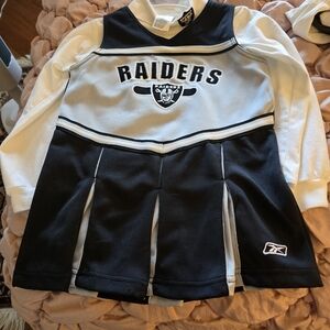 Little Girls Oakland Raiders Cheerleader Dress